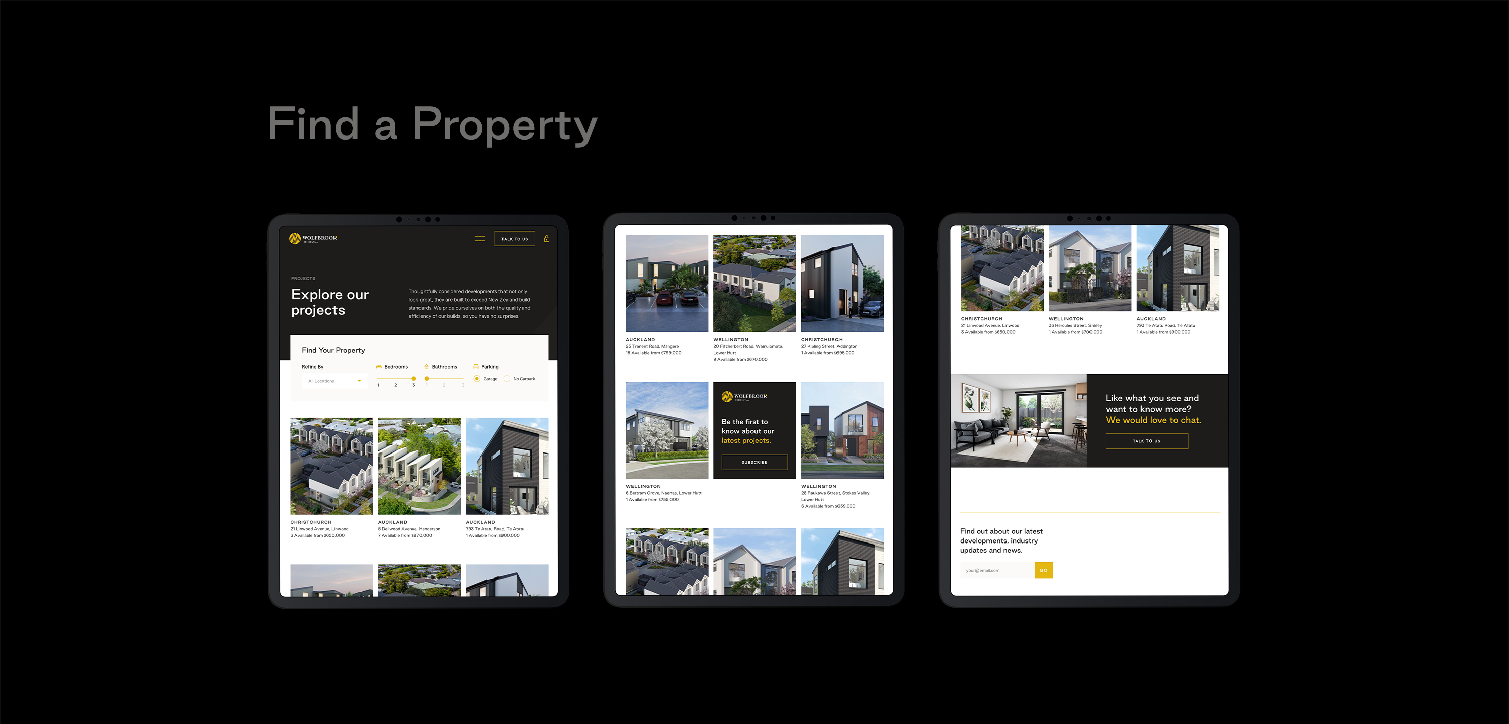 Wolfbrook 3X Ipads Properties