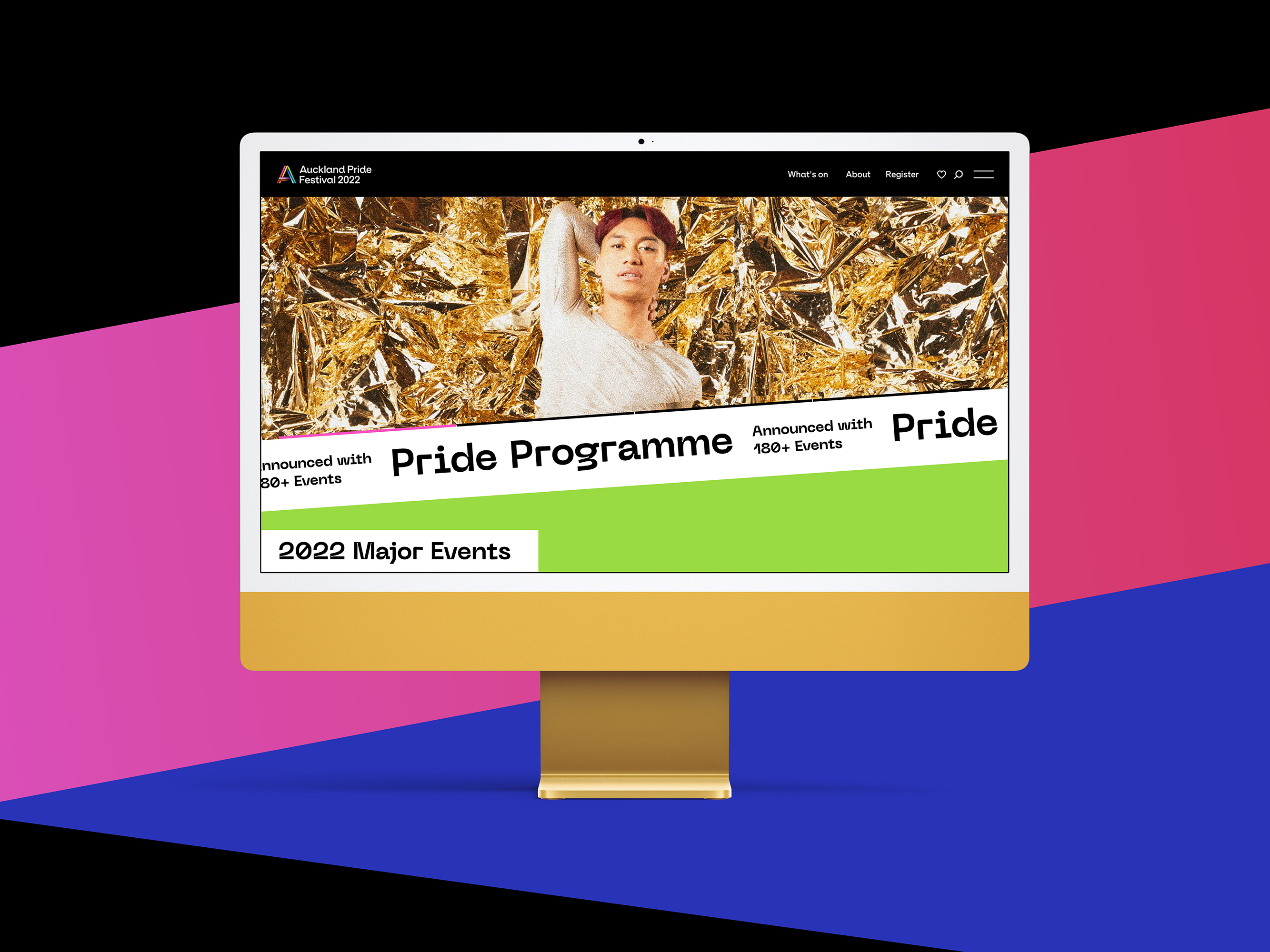Auckland Pride Imac Mockup