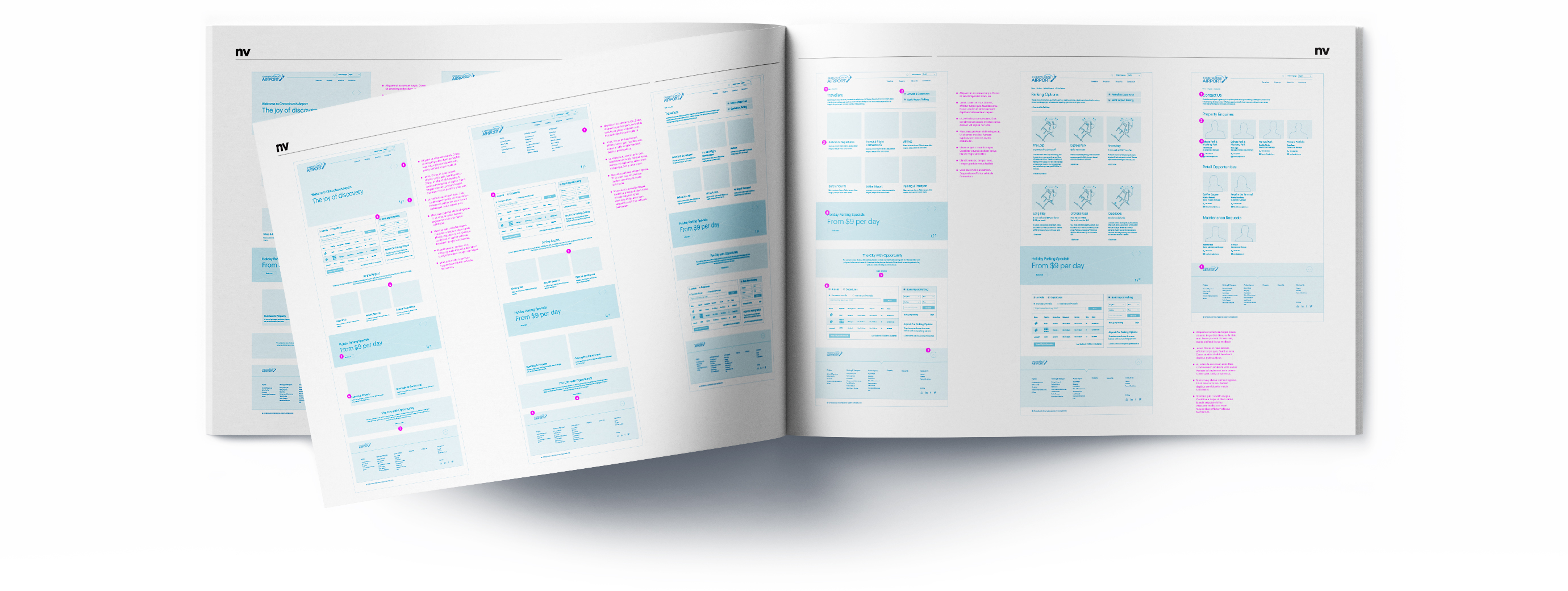 Cia Lookbook Wireframes
